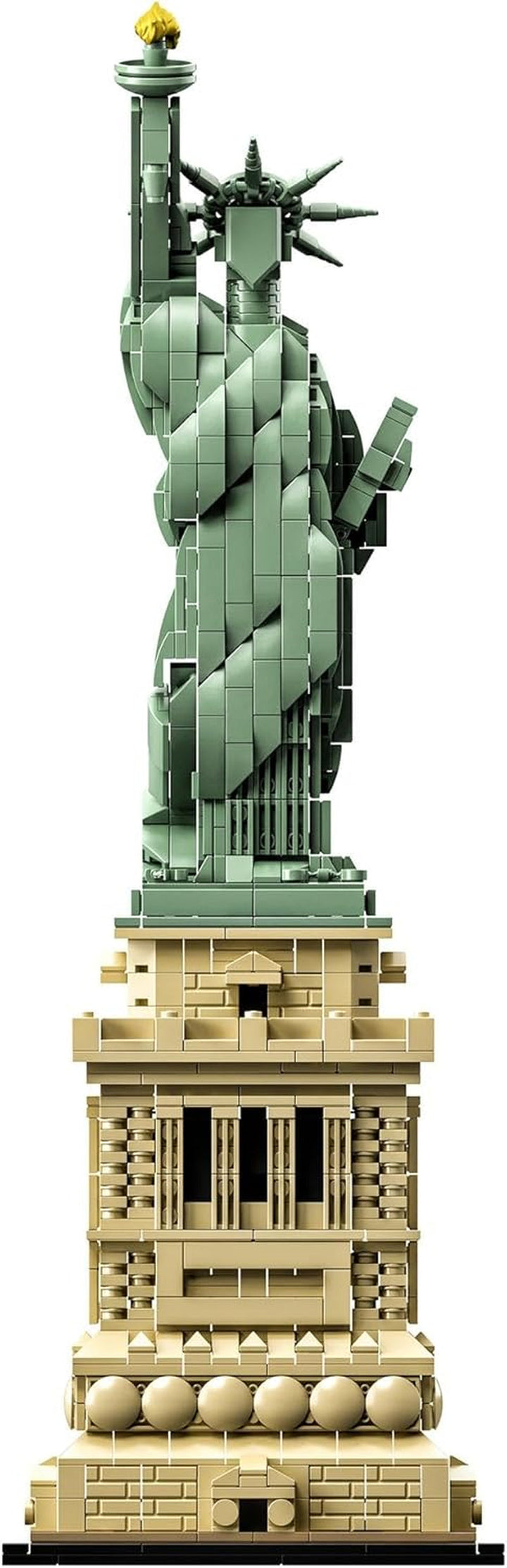 LEGO Architecture Statuia Libertății, set mare, kit model, suvenir New York, potrivit ca decor pentru casă și birou, idee de cadou pentru copii și adulți 21042