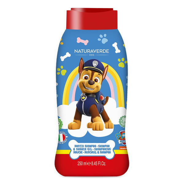 | Kids - Paw Patrol - Șampon de duș pentru copii, săpun de duș pentru corp și păr, produse de igienă pentru copii, cu extract organic de ovăz, 250 ml