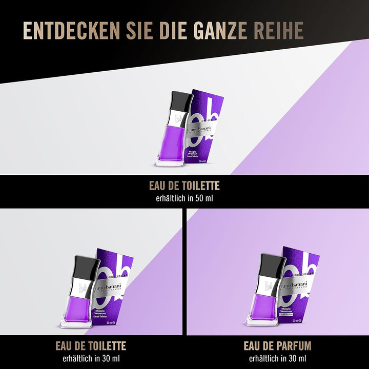 Bruno Banani Magic Woman – Apă de Parfum – Parfum de Femei Fructat-Cald – 1 Pachet (1 x 30 ml)
