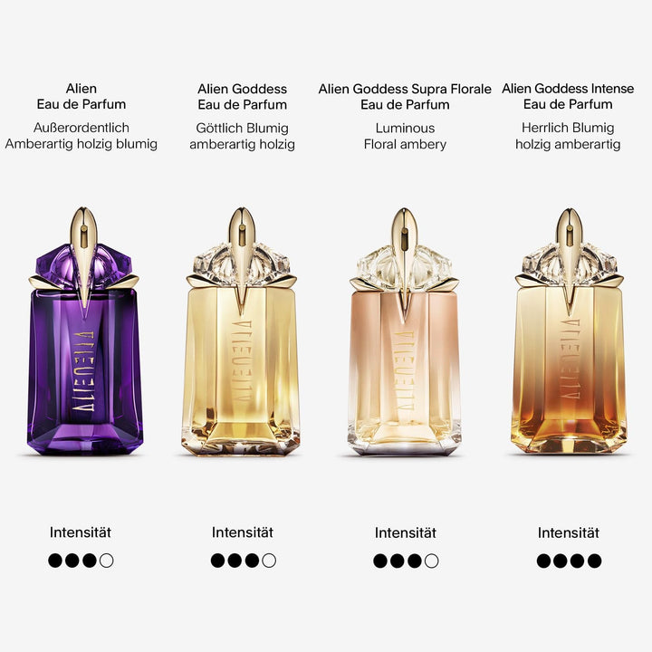 MUGLER Alien Eau De Parfum, Parfum pentru femei, Chihlimbar, Lemnos și Floral, Parfum excepțional, Reîncărcabil