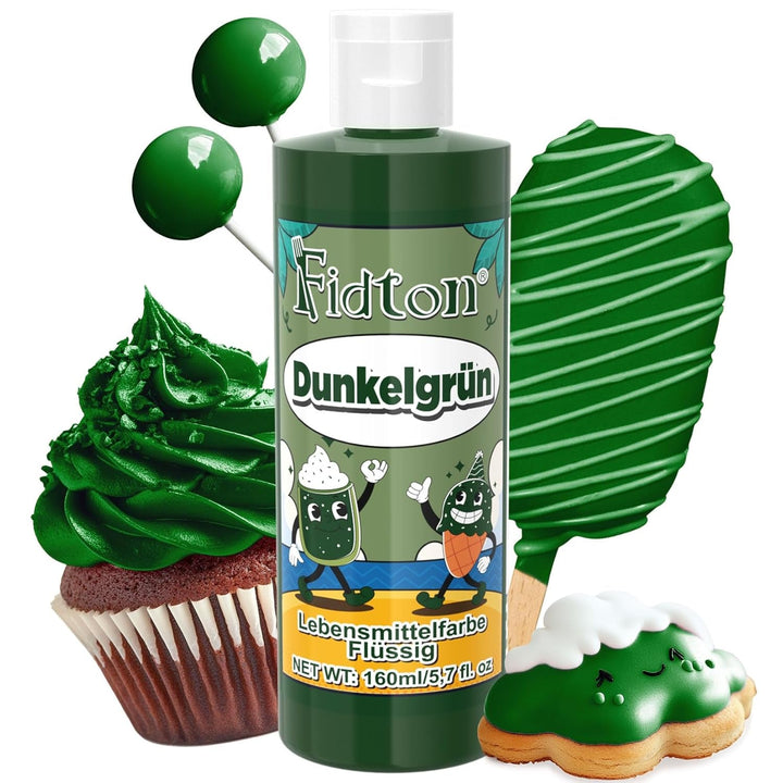 Lebensmittelfarbe Gel - Fidton 12 Farben Hochkonzentrierte Lebensmittelfarben, Food Coloring Set Für Lebensmittel Farben, Fondant, Essbare Tortendeko, Eier Färben, Backen, Glasur, Makronen - 6 Ml