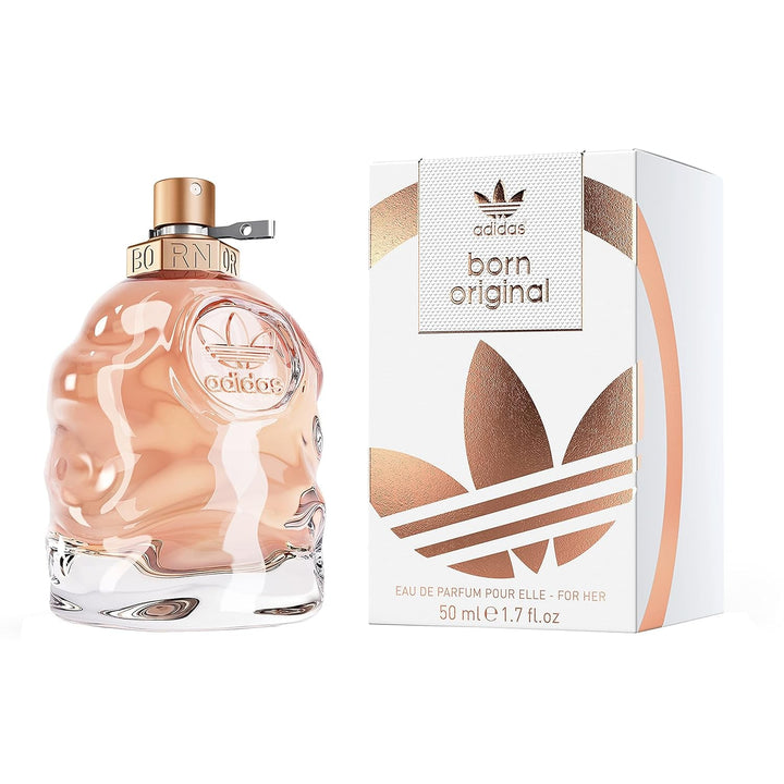 Adidas Born Original Eau De Parfum – Parfum de damă fructat-floral cu un amestec exploziv de arome contrastante – 1 x 50 ml