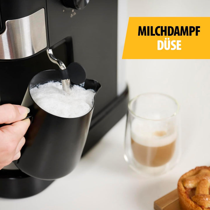 Aparat espresso Tristar | 2 cești în același timp | Potrivit pentru capsule Nespresso și cafea măcinată | Încălzitor de cești | Se poate spăla pe vase | 20 bar | 1100 W | CM-2278