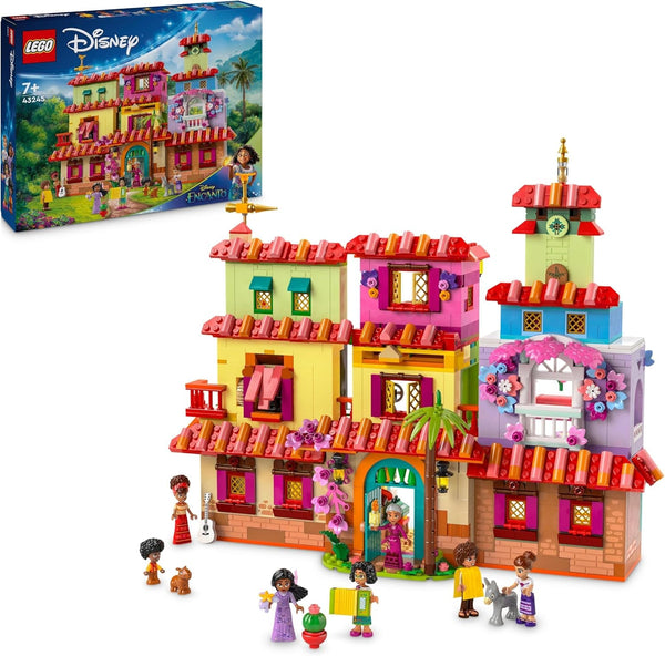 LEGO Ç€ Disney Encanto Casa magică a Madrigalilor, Casa de păpuși pentru copii cu figura de joc Mirabel, jucărie de construcție pentru fete și băieți de la 7 ani 43245