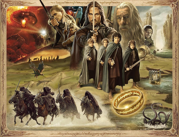 Ravensburger Puzzle 16927 - LOTR: Frăția Inelului - puzzle jigsaw cu 2000 de piese Lord of the Rings pentru adulți și copii de peste 14 ani