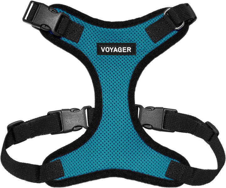 Kit Voyager, Ham anti-evadare pentru pisici cu lesă de 1,5 m, cusături reflectorizante, mâner din neopren, pentru pisici mici, medii și mari, garnitură verde lime/negru, mărimea XS