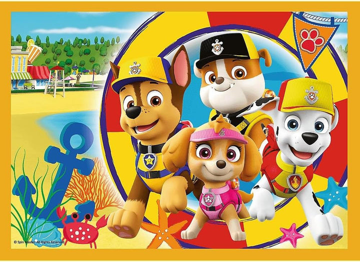 PAW Patrol, puzzle 4 în 1 (puzzle pentru copii)