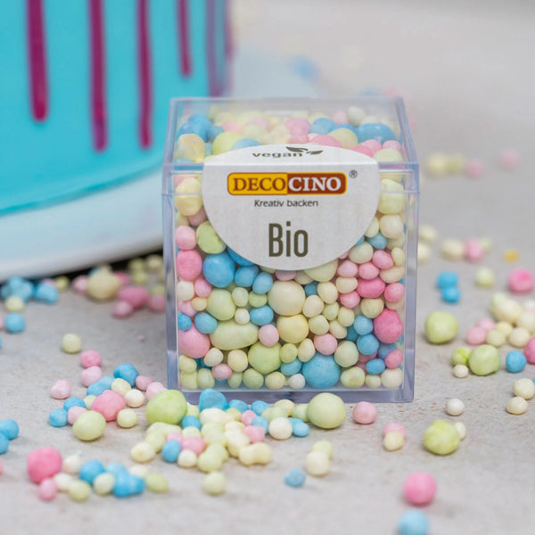 DECOCINO Organic Sprinkle Decor Pastel - 50 grame