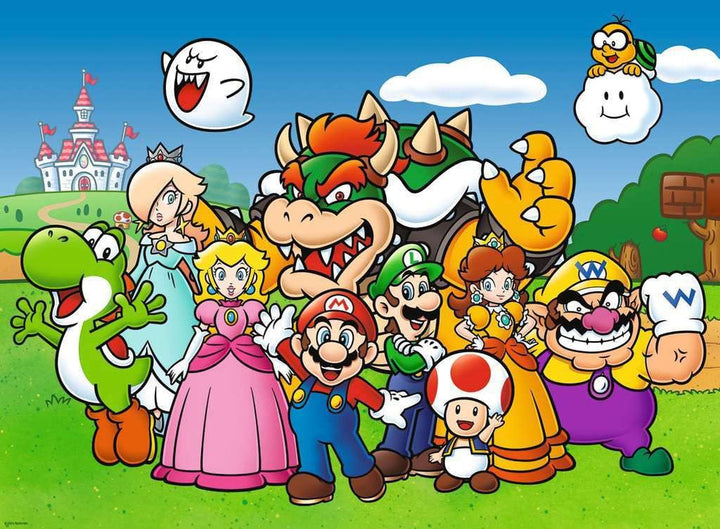 Puzzle jigsaw pentru copii 100 piese XXL - Nintendo Super Mario Fun