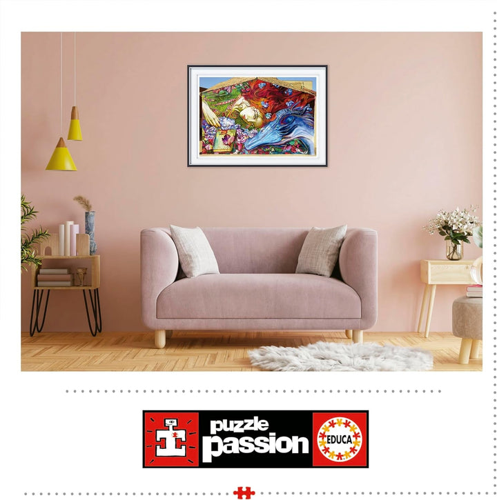 Educa - Puzzle de 1000 piese pentru adulti | Sant Jordi, Lily Brick. Dimensiuni: 68 X 48 cm. Include lipiciul de puzzle Fixpuzzle. Pentru 14 ani (19926)