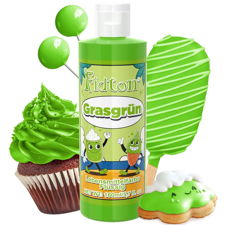 Lebensmittelfarbe Gel - Fidton 12 Farben Hochkonzentrierte Lebensmittelfarben, Food Coloring Set Für Lebensmittel Farben, Fondant, Essbare Tortendeko, Eier Färben, Backen, Glasur, Makronen - 6 Ml