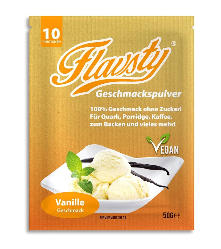 Flavsty® Flavour Powder Marzipan, pungă de 50 grame (10 porții)