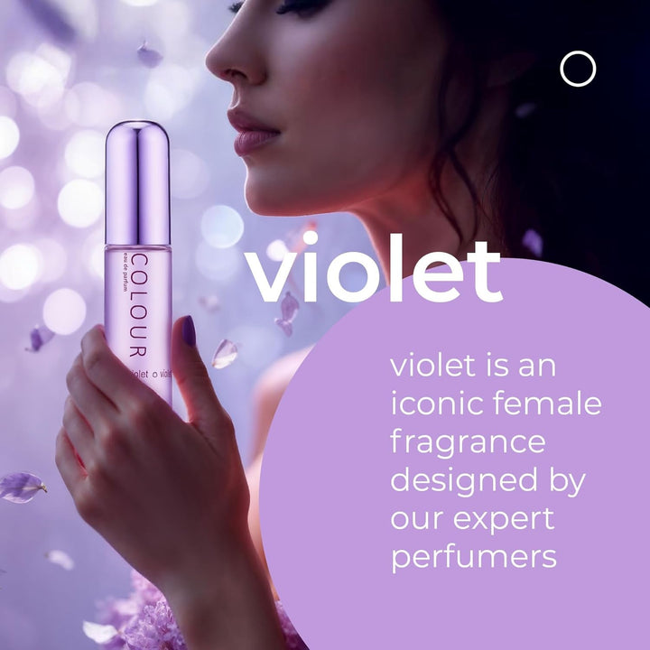Parfum COLOUR ME Violet pentru femei. 50 ml Apă de parfum. Parfum de lux - Parfum pentru femei, Parfumuri de lungă durată pentru femei de la Milton-Lloyd