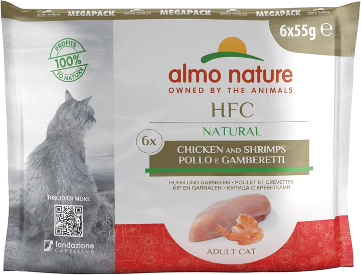 Almo Nature HFC Natural Megapack hrană umedă pentru pisici - file de pui 6Pack (6 X 55G)