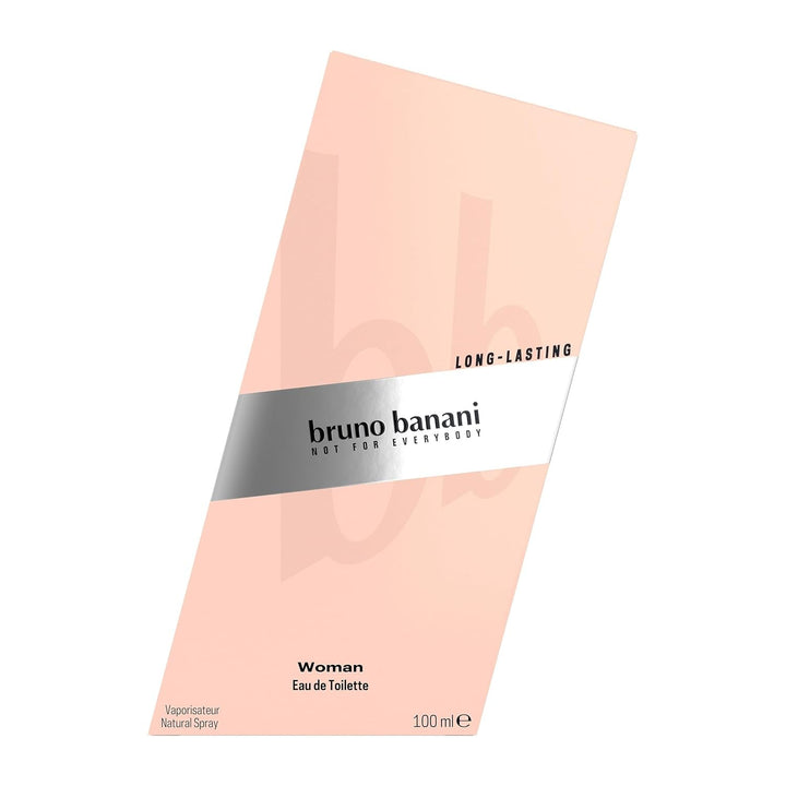 Bruno Banani Woman Eau De Toilette Spray Natural, Parfum Floral-Fructat pentru Femei, Sticlă cu Atomizor, 100ml