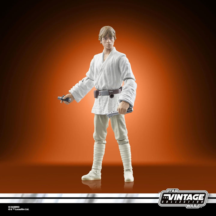 Star Wars Colecția Vintage Luke Skywalker, figurină Star Wars: O nouă speranță, 9,5 cm