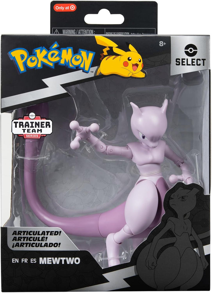 Pokémon Pkw2417-15Cm Select Figure - Mewtu, figură mobilă oficială