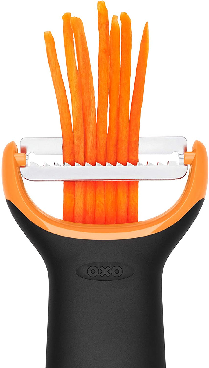 OXO Good Grips peeler cu funcție julienne, negru