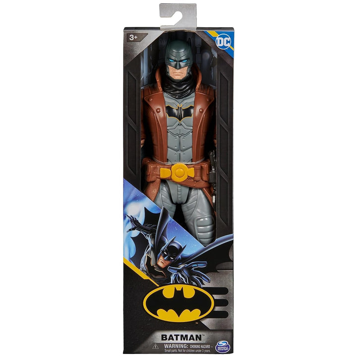DC Comics, Batman Action Figure, 30 cm înălțime, complet mobil pentru aventuri captivante și cascadorii pline de acțiune, jucărie pentru copii de la 3 ani în sus