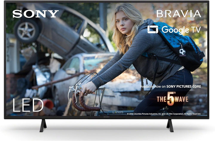 Sony BRAVIA, KD-43X80L, 43 Zoll Fernseher, LED, 4K HDR, Google TV, Smart TV, Works with Alexa, BRAVIA CORE, TRILUMINOS PRO, HDMI 2.1, Gaming-Menü Mit ALLM