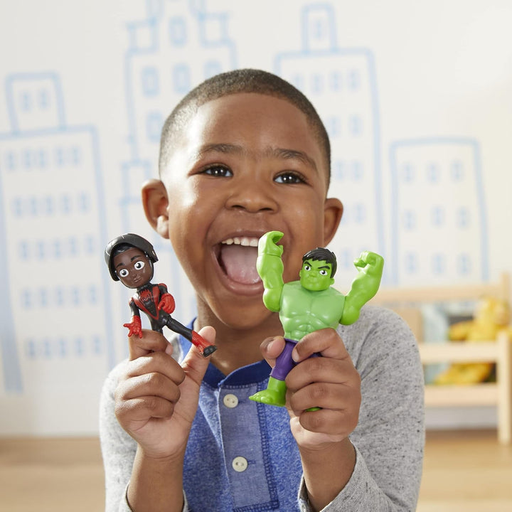 Hasbro Spidey and His Amazing Friends Masked Heroes Multipack, figuri de acțiune înalte de 10 cm, pentru copii cu vârsta peste 3 ani F1486