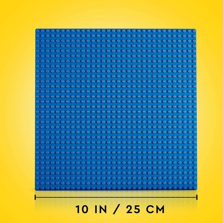 Placă de construcție LEGO 11025 Classic Blue, placă de bază pătrată cu 32X32 știfturi ca seturi de bază, jucărie de construcție pentru copii