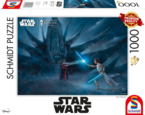 Schmidt Spiele 58430 Thomas Kinkade, Star Wars, Trezirea lui Reys, puzzle jigsaw 1000 piese