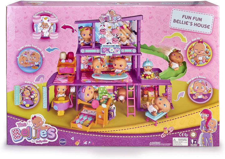 The Bellies - Bellie House, Casa Barriguitas Pentru copii de la 3 ani în sus, multicolor, (Famosa 700015271)