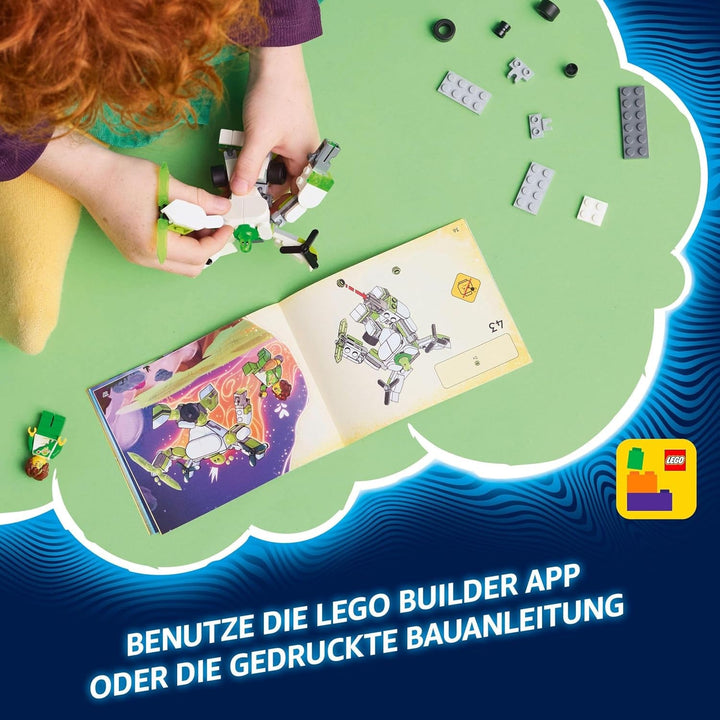 LEGO Dreamzzz Z-Blob's Robot and Vehicle Adventure, 20-in-1 Toy Mech, pentru fete și băieți, copii cu vârsta de peste 7 ani, Playset Fantasy cu Mateo Minifigure, 20 versiuni de Z-Blob 71487