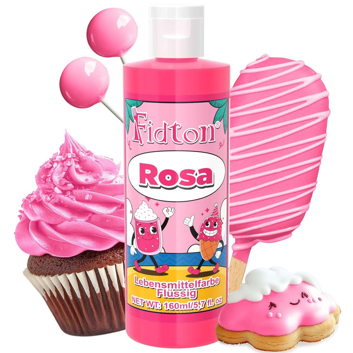 Lebensmittelfarbe Gel - Fidton 12 Farben Hochkonzentrierte Lebensmittelfarben, Food Coloring Set Für Lebensmittel Farben, Fondant, Essbare Tortendeko, Eier Färben, Backen, Glasur, Makronen - 6 Ml