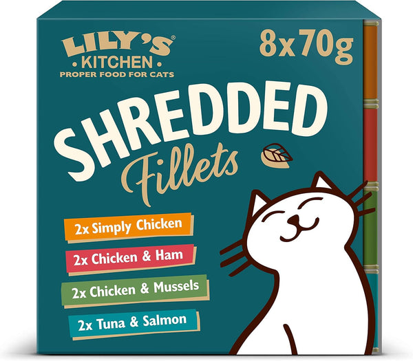Hrană umedă pentru pisici Lily'S Kitchen pentru fileuri mărunțite 32Pack (4 X 8 X 70G) Multipack