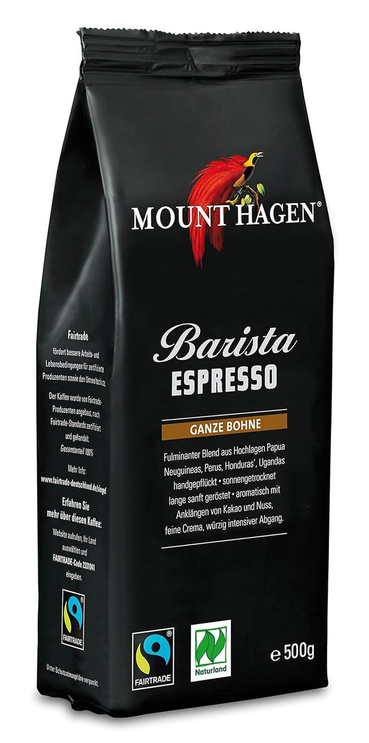 Bio Espresso Barista Ganze Bohne FT Naturland 500G