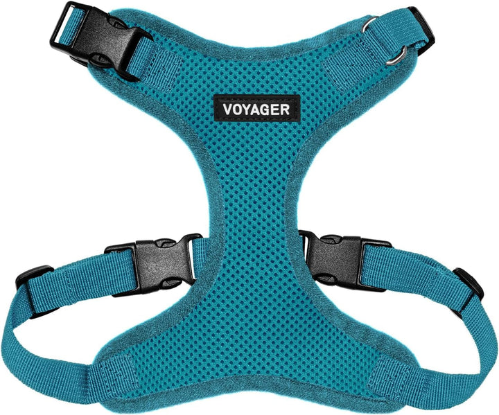 Kit Voyager, Ham anti-evadare pentru pisici cu lesă de 1,5 m, cusături reflectorizante, mâner din neopren, pentru pisici mici, medii și mari, garnitură verde lime/negru, mărimea XS