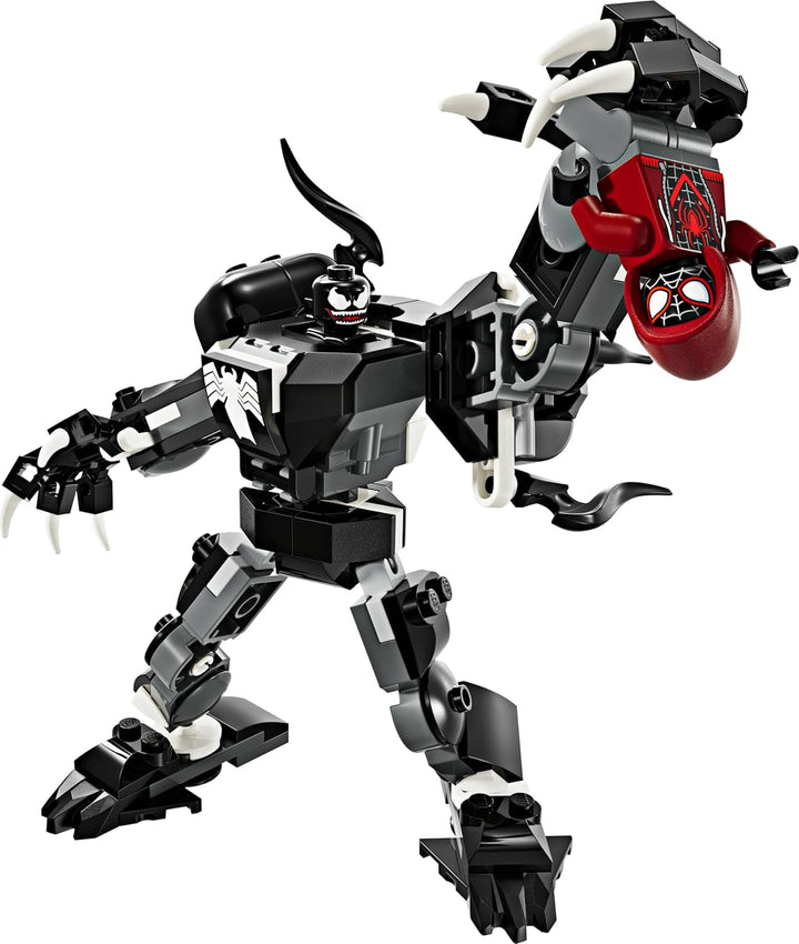 LEGO Marvel Venom Mech Vs. Miles Morales, Figuri de acțiune mobile pentru copii, Set Spider-Man cu mini-figurine pentru dueluri de supereroi, cadou de jucărie pentru băieți și fete de la 6 ani 76276