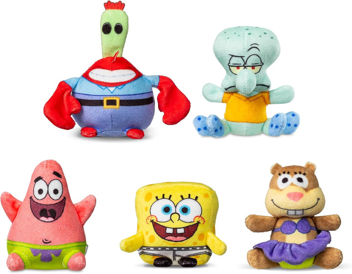 Basic Fun Micro Teenies - Spongebob Squarepants Collector 5-Pack | Cu 3 figuri rare