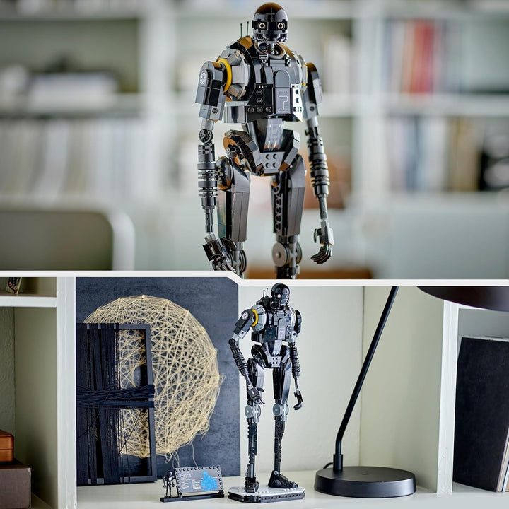 LEGO Star Wars 75434 Security Droid K-2SO - Construiește și expune figura, jucărie de construcție, model de colecție cu panou informativ - Cadou pentru băieți, fete și adulți fani Andor