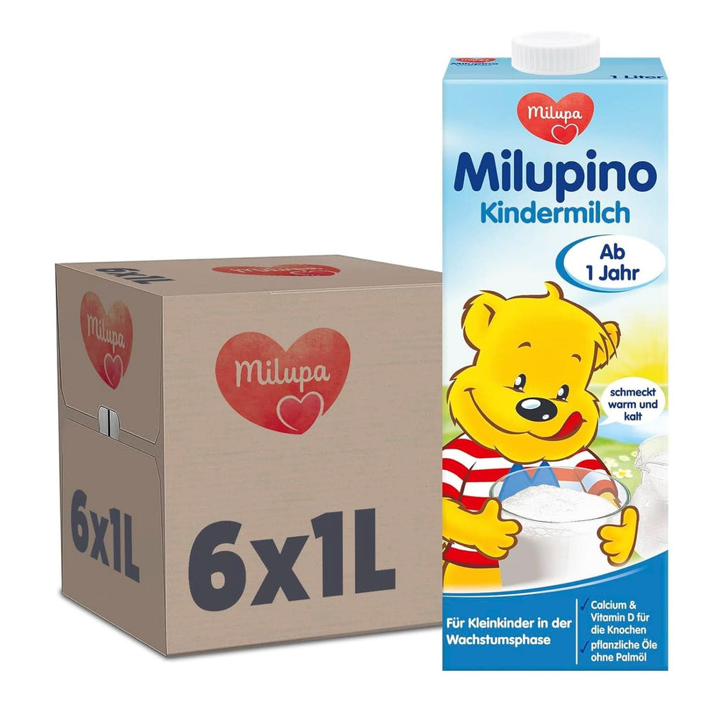 Milupino Kindermilch Trinkfertig (6X1L), Ab 1 Jahr, Für Kleinkinder in Der Wachstumsphase