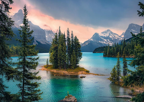 Ravensburger Puzzle 12000754 - Canada, Maligne Lake - puzzle jigsaw de 1000 de piese pentru adulți și copii de peste 14 ani