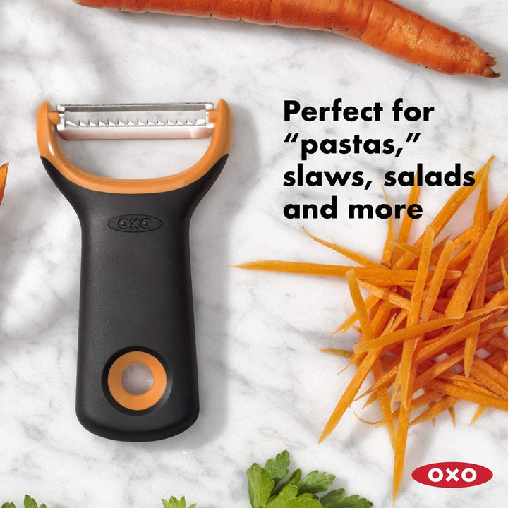 OXO Good Grips peeler cu funcție julienne, negru