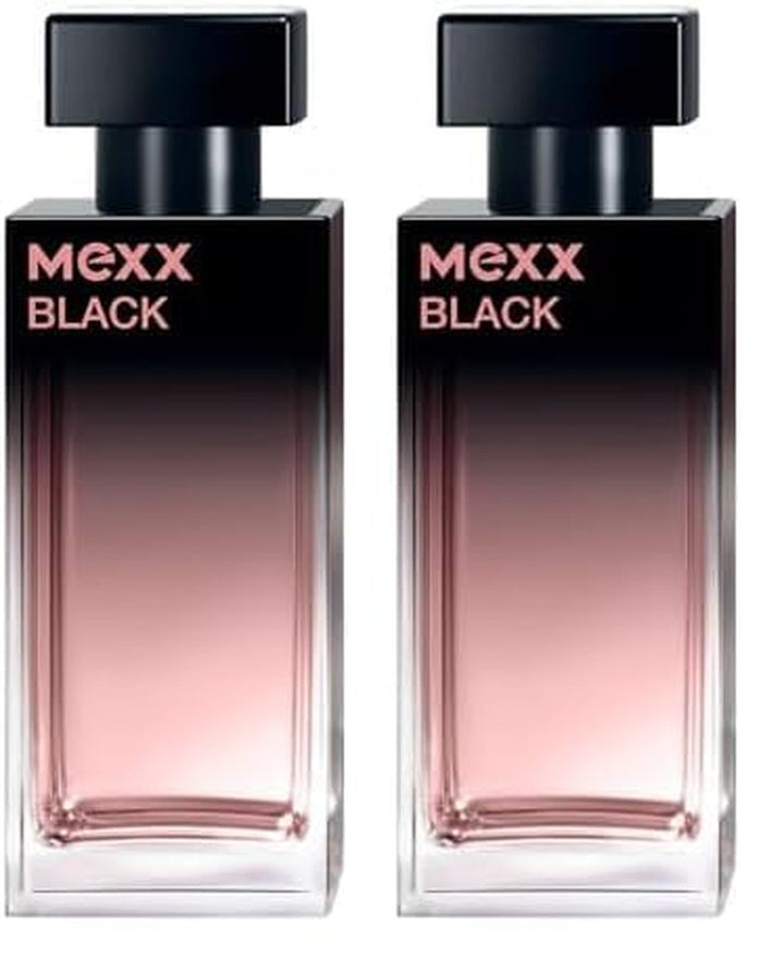 MEXX BLACK Woman Eau De Parfum, parfum captivant, intens cu note fructate pentru femei senzuale, 30ml