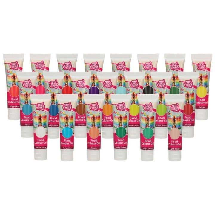 Gel colorant alimentar Funcakes Red Earth: Colorant alimentar foarte concentrat pentru aluat, cremă, fondant, marțipan și produse de patiserie. Dozare ușoară. Picătură individuală pentru a crea culori vibrante. Halal. 30 g.