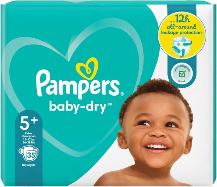 Pampers (Alte Version), Größe 5 Windeln 76, 11-16Kg (2 Pack)