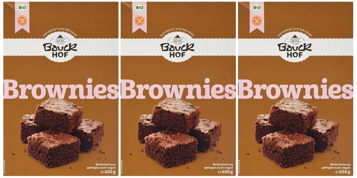 Brownies Glutenfrei, 3Er Pack (3 X 400 G) - Bio