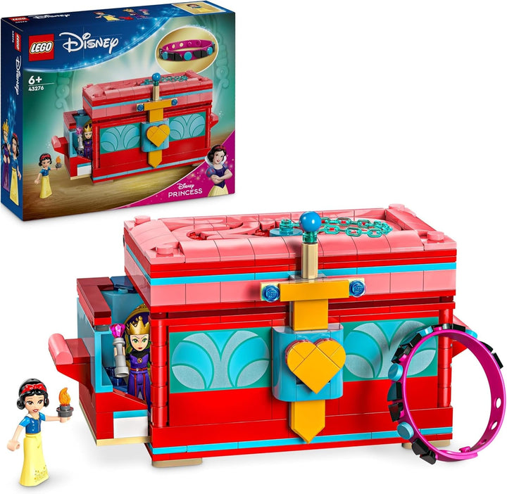 LEGO Ç€ Disney Frozen Palatul de iarnă al Elsei, set de construit și jucat pentru copii cu palat model și minifigurine ELSA și Anna, cadou pentru fete, băieți și fani ai filmului de la 6 ani 43244