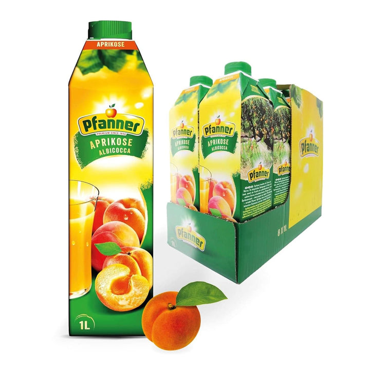 Pfanner Nectar de fructe cu căpșuni (8 X 1 litru) - 30 % conținut de fructe - băutură de căpșuni