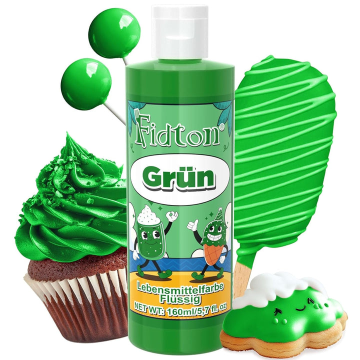 Lebensmittelfarbe Gel - Fidton 12 Farben Hochkonzentrierte Lebensmittelfarben, Food Coloring Set Für Lebensmittel Farben, Fondant, Essbare Tortendeko, Eier Färben, Backen, Glasur, Makronen - 6 Ml