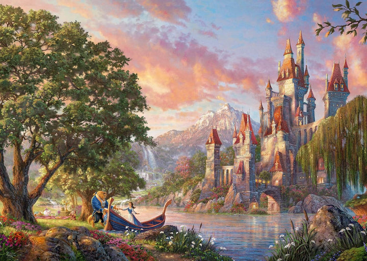 Schmidt Spiele 57372 Thomas Kinkade, Disney, Lumea magică a lui Belle, jigsaw puzzle 3000 piese