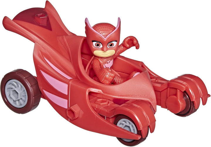 Jucărie preșcolară PJ Masks Owl Glider, vehiculul lui Eulette cu Eulette Action Figure Pentru copii cu vârsta peste 3 ani, ambalaj reciclabil,