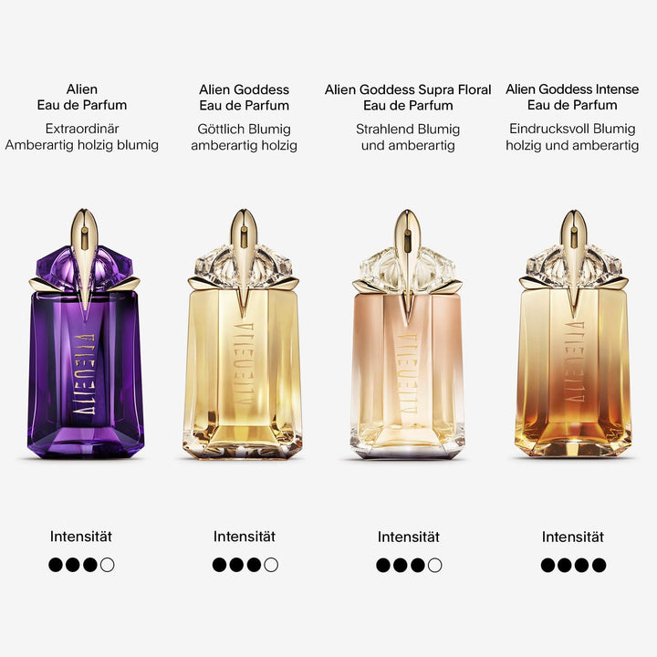 MUGLER Alien Goddess Eau De Parfum Intense, Parfum pentru femei, Aromă florală, lemnoasă și ambrată, Parfum minunat