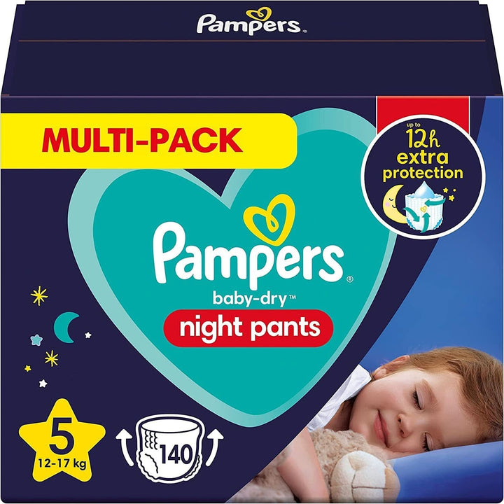 Pampers Night Nappies Pants, pantalonii pentru scutece oferă protecție suplimentară pentru întreaga noapte